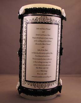 4X9 Round Forever Unity Pillar Candle